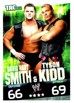 2009 Topps Slam Attax WWE #NNO David Hart Smith / Tyson Kidd Front