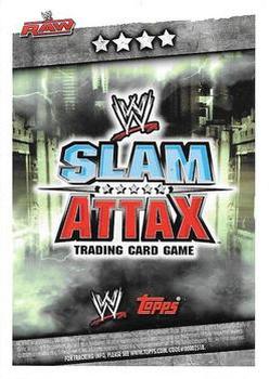 2009 Topps Slam Attax WWE #NNO Ted DiBiase Jr. Back