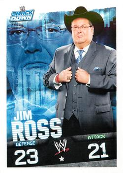 2009 Topps Slam Attax WWE #NNO Jim Ross Front