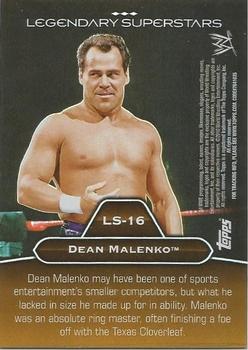 2010 Topps Platinum WWE - Legendary Superstars Gold #LS-16 Daniel Bryan / Dean Malenko Back