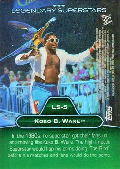 2010 Topps Platinum WWE - Legendary Superstars Green #LS-5 R-Truth / Koko B. Ware Back