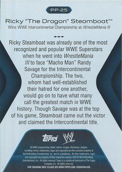 2010 Topps Platinum WWE - Platinum Performance #PP-25 Ricky The Dragon Steamboat  Back