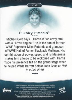 2010 Topps Platinum WWE - Rainbow #44 Husky Harris  Back
