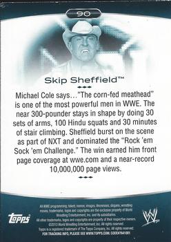 2010 Topps Platinum WWE - Rainbow #90 Skip Sheffield  Back
