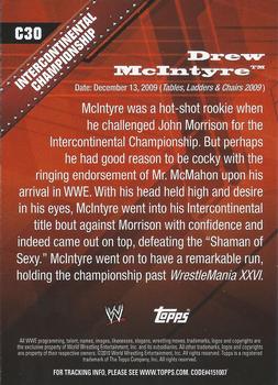 2010 Topps WWE - Championship Material #C30 Drew McIntyre  Back