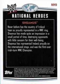 2010 Topps WWE - National Heroes #NH9 Sheamus  Back