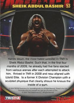 2009 TriStar TNA Impact #53 Sheik Abdul Bashir  Back