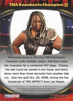 2009 TriStar TNA Impact #82 Awesome Kong  Back