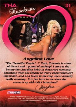 2009 TriStar TNA Knockouts #31 Angelina Love Back