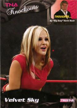 2009 TriStar TNA Knockouts #72 Velvet Sky Front