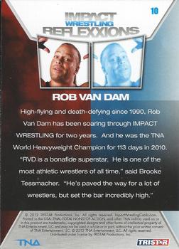 2012 TriStar Impact TNA Reflexxions #10 Rob Van Dam  Back