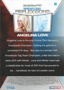 2012 TriStar Impact TNA Reflexxions #13 Angelina Love  Back