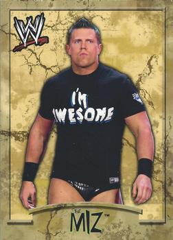 2011 Topps WWE Ringside Relic Dog Tags Inserts #10 The Miz  Front