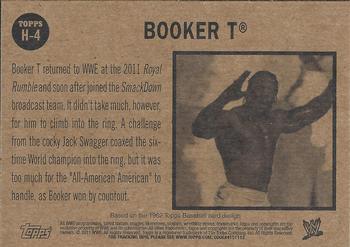 2011 Topps WWE - Heritage #H-4 Booker T Back
