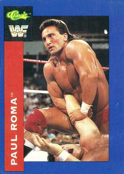 1991 Classic WWF Superstars #81 Paul Roma  Front