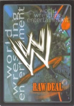 2004 Comic Images WWE Raw Deal: Vengeance #155 Blood is Thicker Than Wood Back