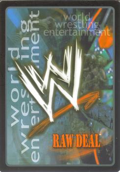 2004 Comic Images WWE Raw Deal: Vengeance #45 When Hell Freezes Over! Back