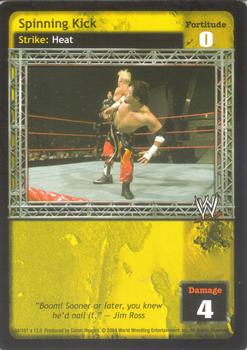 2004 Comic Images WWE Raw Deal: Vengeance #4 Spinning Kick Front