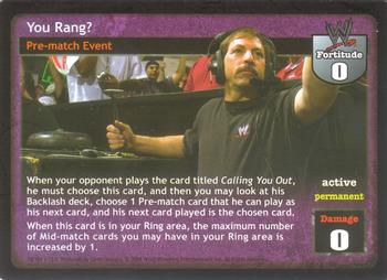 2004 Comic Images WWE Raw Deal: Vengeance #79 You Rang? Front