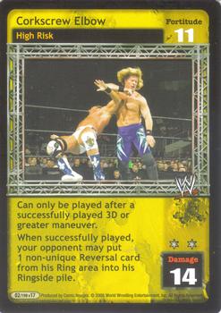 2005 Comic Images WWE Raw Deal: Unforgiven #2 Corkscrew Elbow Front