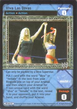 2005 Comic Images WWE Raw Deal: Unforgiven #59 Viva Las Divas Front