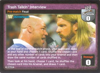 2005 Comic Images WWE Raw Deal: Unforgiven #78 Trash Talkin' Interview Front