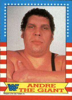 1987 O-Pee-Chee WWF #2 Andre the Giant Front