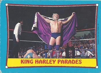 1987 O-Pee-Chee WWF #31 King Harley Parades Front