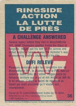 1987 O-Pee-Chee WWF #36 A Challenge Answered Back