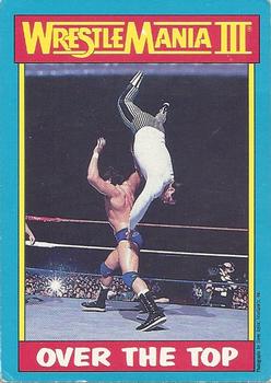 1987 O-Pee-Chee WWF #53 Over the Top Front