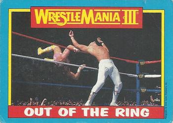 1987 O-Pee-Chee WWF #55 Out of the Ring Front