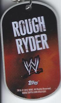 2012 Topps WWE Ringside Relic Dog Tags Inserts - Dog Tags #11 Zack Ryder Back