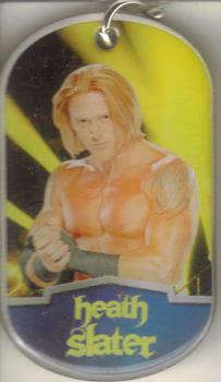 2012 Topps WWE Ringside Relic Dog Tags Inserts - Dog Tags #8 Heath Slater Front