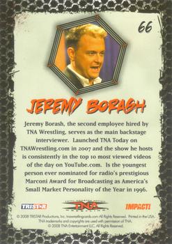 2008 TriStar TNA Impact #66 Jeremy Borash  Back