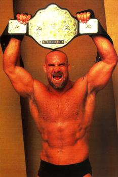 1998 Panini WCW/nWo Photocards #5 Goldberg Front