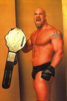 1998 Panini WCW/nWo Photocards #7 Goldberg Front