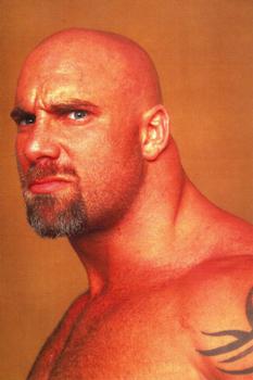1998 Panini WCW/nWo Photocards #8 Goldberg Front