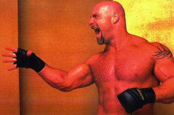 1998 Panini WCW/nWo Photocards #13 Goldberg Front