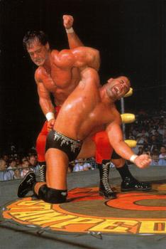 1998 Panini WCW/nWo Photocards #76 Chris Benoit vs Dean Malenko Front