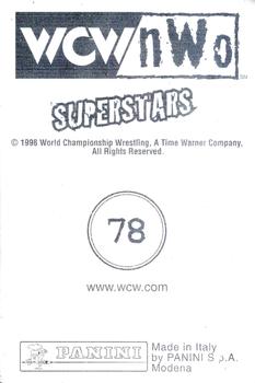 1998 Panini WCW/nWo Photocards #78 Alex Wright Back