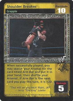 2001 Comic Images WWF Raw Deal: Fully Loaded #26 Shoulder Breaker Front