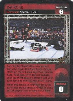 2001 Comic Images WWF Raw Deal: Fully Loaded #55 Ref KO'd! Front