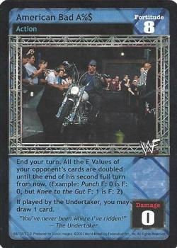 2001 Comic Images WWF Raw Deal: Fully Loaded #68 American Bad A%$ Front
