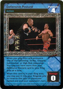 2001 Comic Images WWF Raw Deal: Fully Loaded #76 Defensive Posture Front