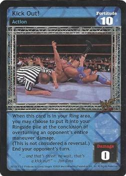 2001 Comic Images WWF Raw Deal: Fully Loaded #89 Kick Out! Front