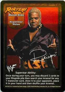 2001 Comic Images WWF Raw Deal: Fully Loaded #93 Rikishi Front