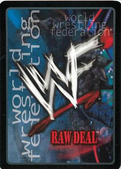 2001 Comic Images WWF Raw Deal: Fully Loaded #102 Intelligence Back