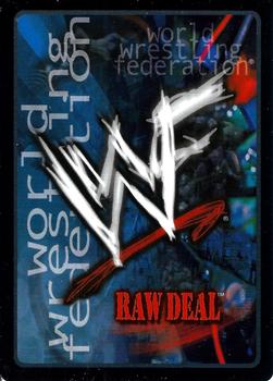 2000 Comic Images WWF Raw Deal #1 Chop Back