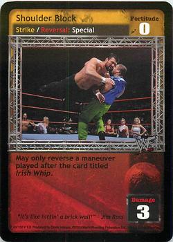 2000 Comic Images WWF Raw Deal #8 Shoulder Block Front