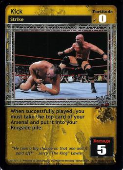 2000 Comic Images WWF Raw Deal #9 Kick Front